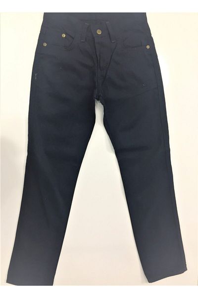 Elif Bebe Kids Navy Blue Linen Trousers