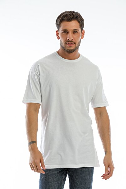 Cata Біла чоловіча футболка оверсайз