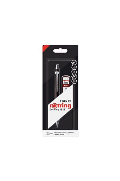 Rotring Versatil Uçlu Kalem + Uç Set 0.5 mm Bordo