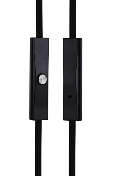Microcase Mikrofonlu Çift Taraflı Aux Kablosu 3.5 Mm Altın Uçlu Jak - 120 Cm Siyah - Al2455
