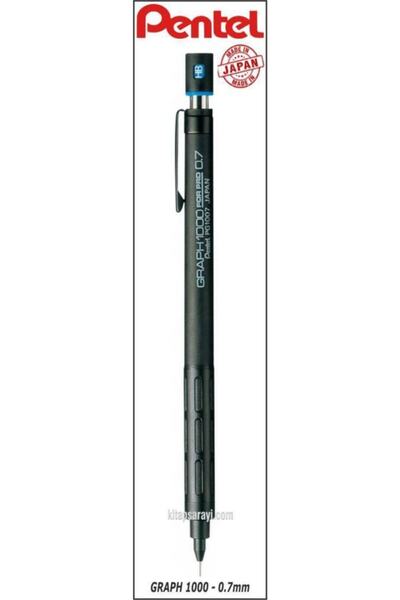 Pentel Graph 1000 0.7 Mm Versatil Kalem Siyah