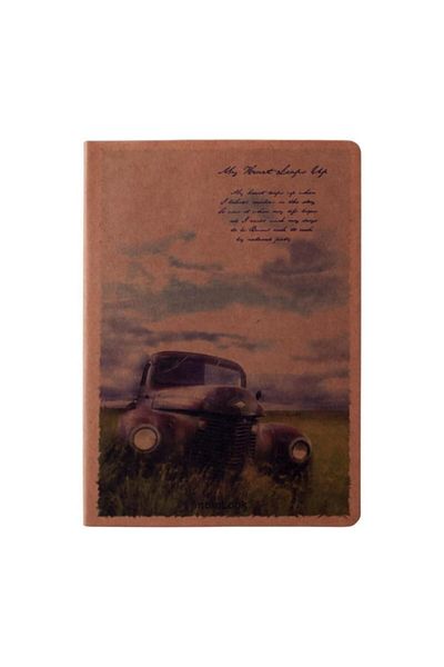 Scrikss Notelook DL32128A-1 Car Striped Notepad