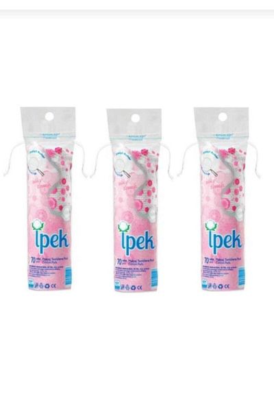 İpek 3-piece Silk Makeup Cotton Set