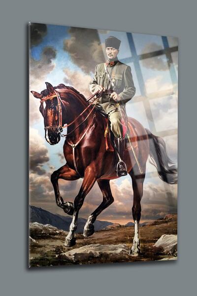 SRD Concept Atatürk 57 Cam Tablo-atatürk Tablosu