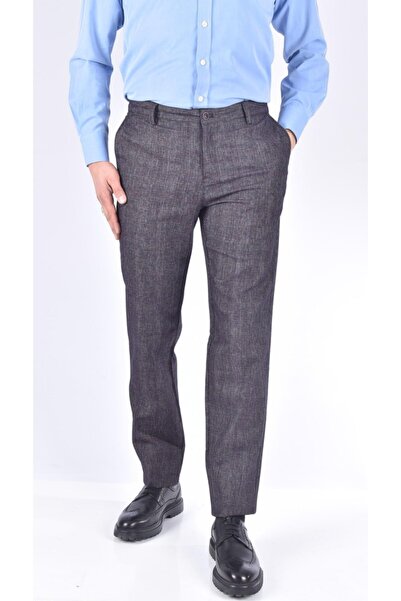 RAGUSA Men's Claret Red 4476 Kalinka Slimfit Trousers/burgundy/42