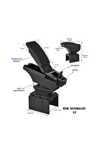 Classwin Fiorino Uyumlu Kolçak Sürgülü