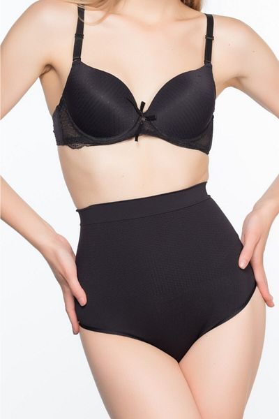 Emay Korse Women's Black Seamless String Corset 2054