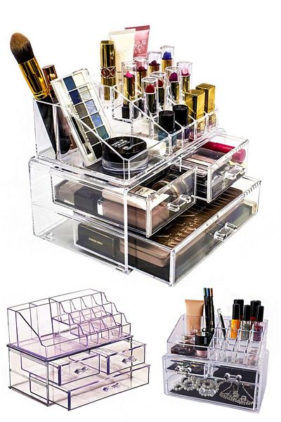 Helen's Home Makeup Organizer Set with 3 Drawers