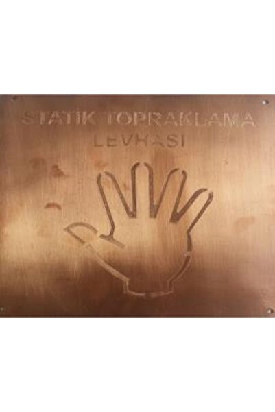 ROTA BAKIR Statik Elektrik Topraklama Levhası 23x23 (KAZIMA)