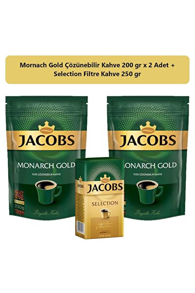Jacobs Monarch Gold Kahve 400 Gr + Selection Filtre Kahve 250 Gr