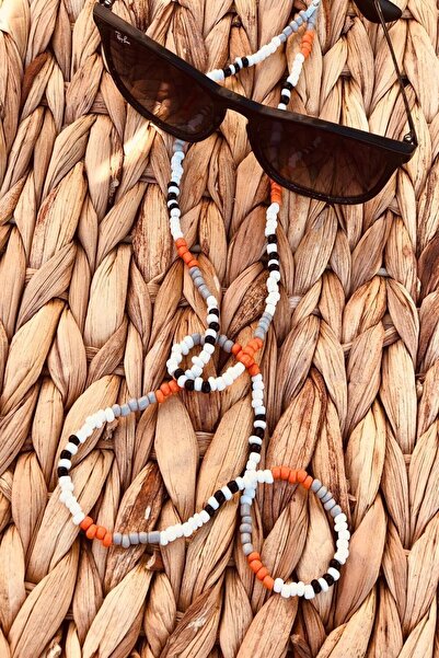 İsabella Accessories Kadın Boncuk Gözlük Askısı Ve Maske Askısı Ipi