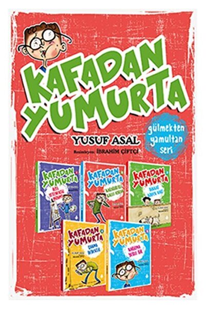 Uğurböceği Yayınları Kafadan Yumurta Seti (5 Kitap Takım) _son Baskı _2022 Basım