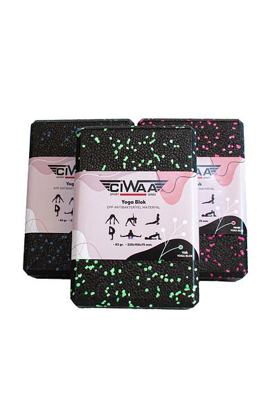 CIWAA Epp Yoga Block 3-pack