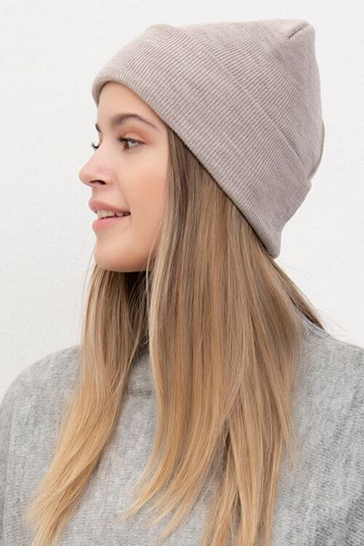 Mıçı Cameo Folded Beige Unisex Beret