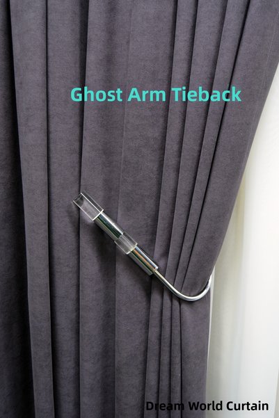 Hayal Dünyası Ghost System Metal Plexiglass Curtain Rail Bracket for Mounting...