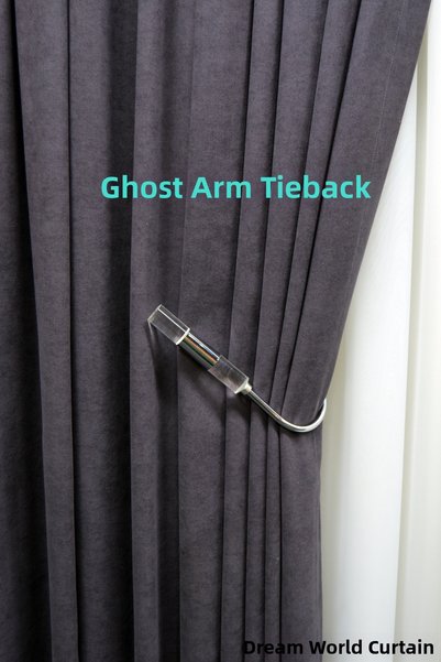 Hayal Dünyası Ghost System Metal Plexiglass Curtain Rail Bracket for Mounting...