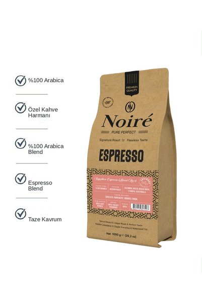 Noire Coffee إسبريسو سيجنتشر № 1% قهوة أرابيكا 100% 1 كجم