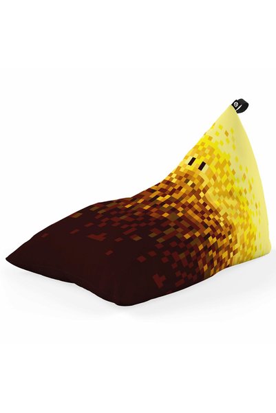 Updeco Fotoliu Puf Bean Bag tip Lounge, sac interior, impermeabil, de interio...