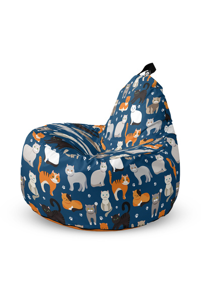 Updeco Fotoliu Puf Bean Bag tip Big Chill, impermeabil, pentru interior/exter...