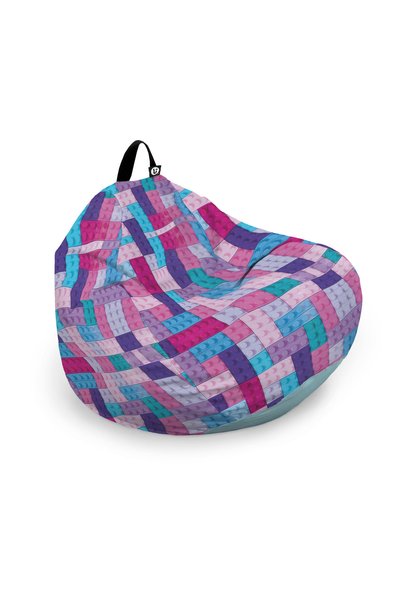 Updeco Husa exterioara Puf Bean Bag tip Para L, fara umplutura, impermeabil, ...