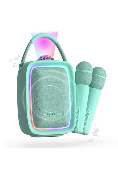 MOB Paris Set de boxe karaoke Singy Party cu 2 microfoane, MOB Paris, Albastru