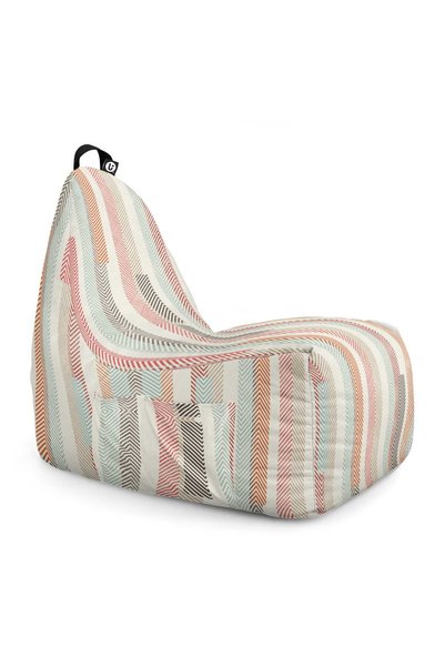 Updeco Fotoliu Puf Bean Bag tip Chill, sac interior, impermeabil, pentru inte...