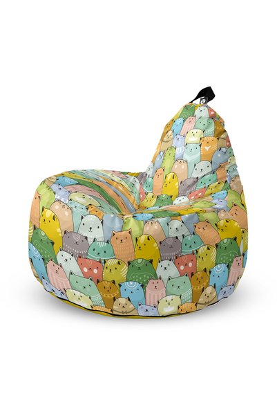 Updeco Fotoliu tip bean bag Big Chill, impermeabil, pentru interior/exterior,...