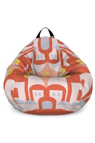 Updeco Fotoliu Puf Bean Bag tip para L, impermeabil, indoor/outdoor, sac inte...