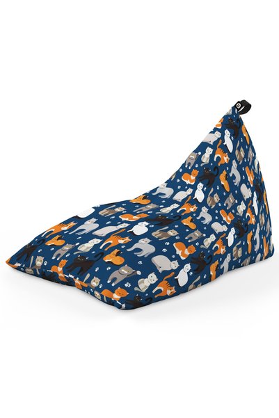 Updeco Fotoliu Puf Bean Bag tip Lounge, sac interior, impermeabil, indoor/out...