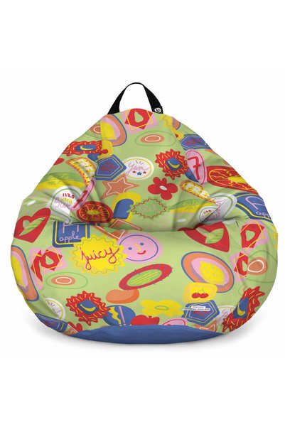 Updeco Fotoliu Puf Bean Bag tip L, impermeabil, interior/exterior, sac interi...
