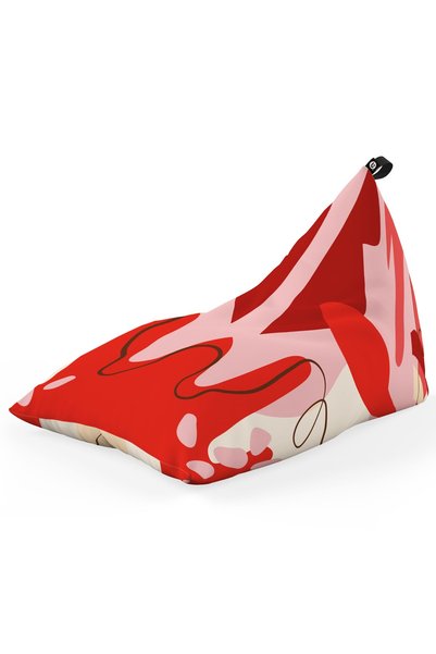 Updeco Fotoliu Puf Bean Bag tip Lounge, sac interior, impermeabil, de interio...