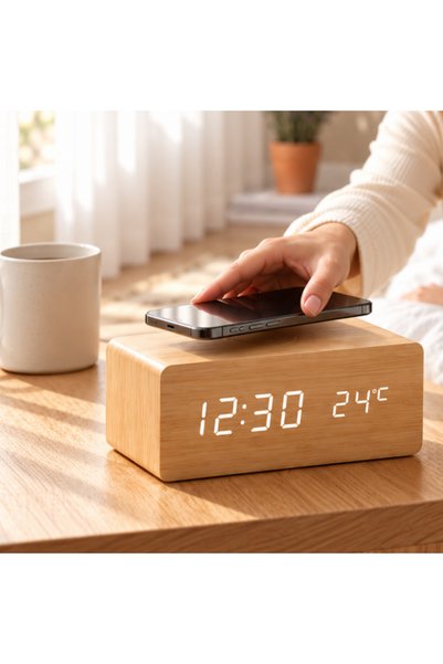 OEM Ceas LED, ceas desteptator digital cu afisaj modern, alarma si luminozita...