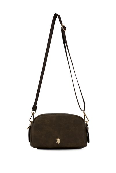 U.S. Polo Assn. Coffee-Colored Women's Messenger Bag Us26823 Online Exclusive