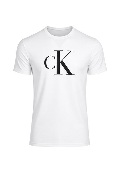 Calvin Klein تي شيرت رجالي UPF 40+ CB5HJ501-WHT