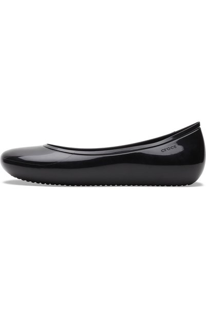 Crocs BROOKLYN HIGH SHINE FLAT Balerini de damă 209661-001