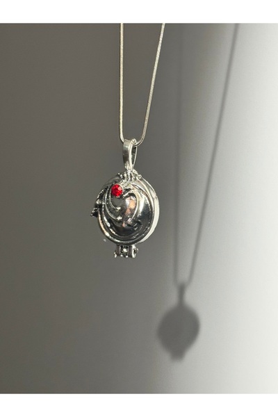 Harlofia Jewelry Vampir Elena Vintage Kapaklı Kolye