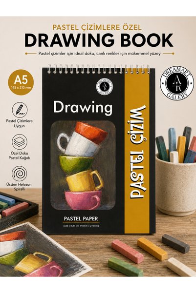 Koala دفتر رسم باستيل مقاس A5