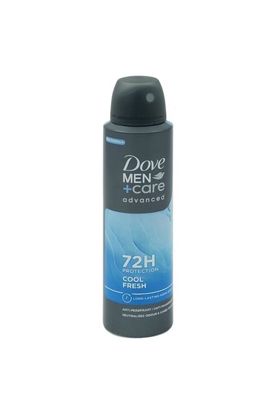 Dove Αντιιδρωτικό Αποσμητικό, Dove, 150 ml, Ανδρικό, Προηγμένη Φροντίδα, Δροσ...