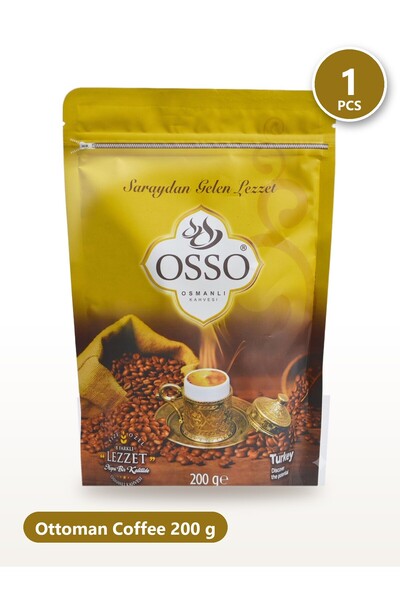 OSSO KAHVE Osso Ottoman Coffee 200 g X 1 Pouch - Traditional 8-Ingredient Blend