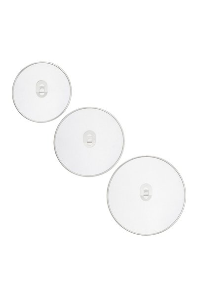 Relaxdays Set de 3 protecții anti-stropire pentru tigăi, argintii, 0,5 x 32,5...