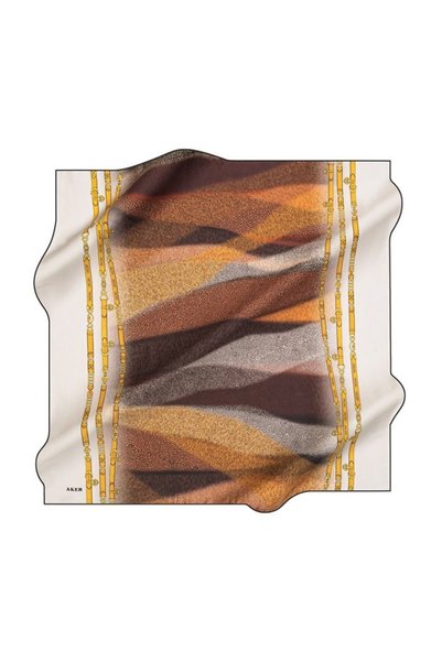 Aker Sport Tivil Scarf 8146795 914 Yellow Belt Pattern