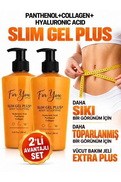For You Gold Slim Jel Plus 2-Pack Deal – Replenishing, Firming, Anti-Cellulit...