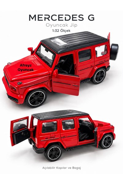 afreyz oyuncak Diecast,Metal Oyuncak Araba Mercedes G65 Jip Sesli Işıklı Çek ...