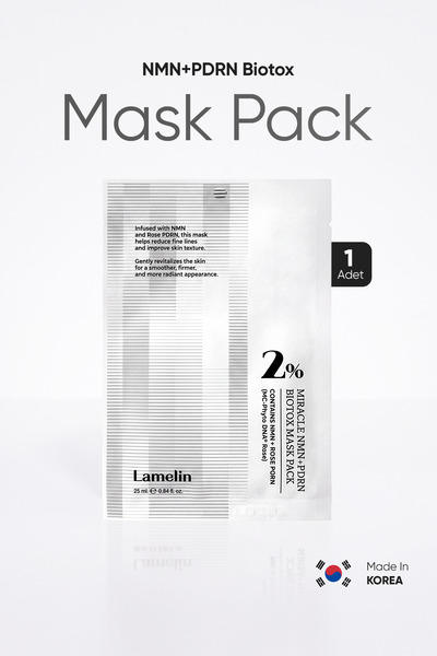Lamelin NMN VE PDRN İçeren Yoğun Bakım Maskesi NMN+ PDRN BIOTOX Mask Sheet