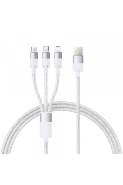 Baseus Cablu de încărcare USB-A - Lightning / microUSB / USB-C StarSpeed 3 în...