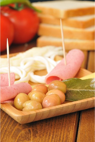 Bambum Verdure - Shallow Snack Bowl