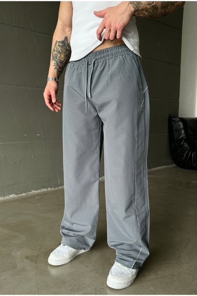 cezstudio Striped Parachute Fabric Sweatpants