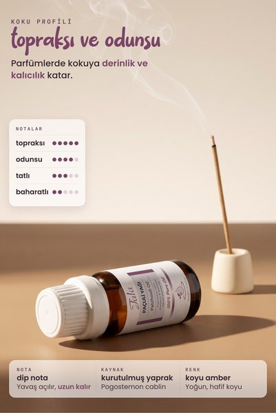 Tala Paçuli Uçucu Yağı %100 Saf ve Doğal 10 Ml