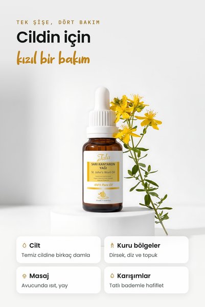 Tala Sarı Kantaron Yağı %100 Saf Ve Doğal Soğuk Sıkım 20 Ml