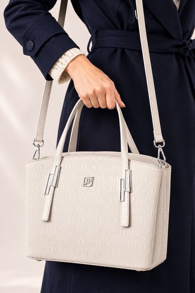 Just Polo حقيبة كتف نسائية بحزام حجري قابل للتعديل -BD4030